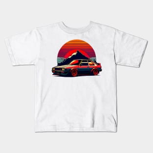 80s retro car Kids T-Shirt